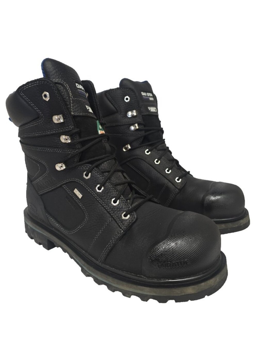 Dakota Men's 8" 557 Steel Toe HD3 Vibram Work Boots Black Size 13M